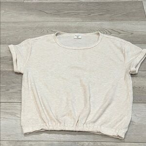 Abercrombie Kids Cream Short Sleeve Tee